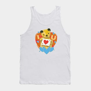 Sooty I Heart You Valentines Tank Top